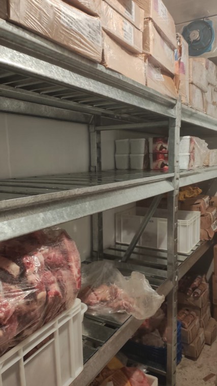 Porta-pallets galvanizado para câmara fria